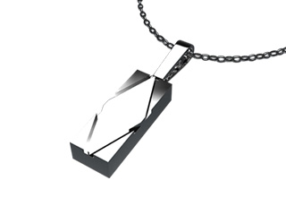 シルバーペンダント レクタングル